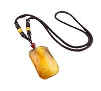 HUFFA Nuova Collana Lunga in Stile Etnico for Donna - Catena con Ciondolo e Fibbia di Sicurezza(SquareBrandStyle)