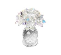 HUFFA Ornamenti da Tavolo a Forma di Sei Fiori in Cristallo Cinese - Regalo Perfetto for la Festa della Mamma e for l'arredamento della casa(Abcolor)