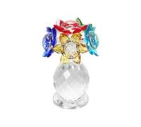 HUFFA Ornamenti da Tavolo a Forma di Sei Fiori in Cristallo Cinese - Regalo Perfetto for la Festa della Mamma e for l'arredamento della casa(6colors)