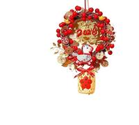 HUFFA Ornamenti Decorativi da Appendere dell'anno del Cavallo: Decorazioni for Porte Fai-da-Te Fatte a Mano for Le Decorazioni del Festival di Primavera di Capodanno(Goodluckintheyear)