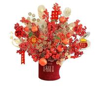 HUFFA Ornamento a Secchiello Portafortuna for Il Capodanno 2026, Anno del Cavallo - Decorazioni Festive for la Festa di Primavera, inaugurazione della casa e Capodanno(Baifuyingmen)