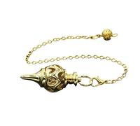 HUFFA Pendente oscillante Metal Spirit - Pendente a Pendolo in Tre Pezzi con Sfera Cava in Rame(Gold)