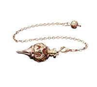 HUFFA Pendente oscillante Metal Spirit - Pendente a Pendolo in Tre Pezzi con Sfera Cava in Rame(Rosegold)