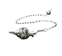 HUFFA Pendente oscillante Metal Spirit - Pendente a Pendolo in Tre Pezzi con Sfera Cava in Rame(Silver)