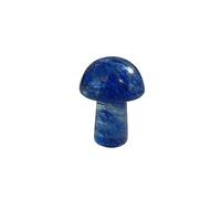 HUFFA Piccolo Fungo in Giada di Cristallo - Miniatura Decorativa da 2 cm for vasi da Fiori e acquari(Sapphirebluecrystalsynthesis)