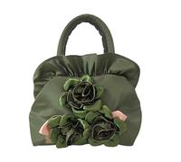 HUFFA Pochette da sera ricamata della dinastia Han Borsa for mamma | Borsa da sposa e da abito for donna(170grassgreen)