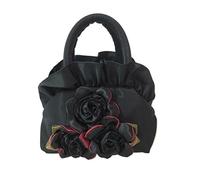 HUFFA Pochette da sera ricamata della dinastia Han Borsa for mamma | Borsa da sposa e da abito for donna(170Black)