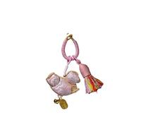 HUFFA Portachiavi in Broccato ricchezza istantanea - Ciondolo a Doppia Faccia for Sacchetto di Denaro di Capodanno for Decorazione da Appendere all'auto(Getmoneyimmediately)