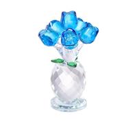 HUFFA Regalo for la casa con Ornamento in Cristallo con Sette Rose