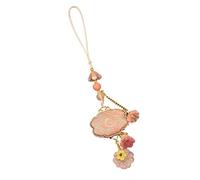 HUFFA Rimorchio for Borsa con Ciondolo a Farfalla con Pony in Broccato Fatto a Mano - Ciondolo a Forma di Zucca a Doppia Faccia for Uno Stile Unico(Color50)