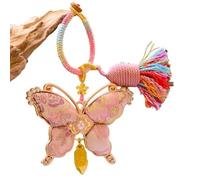 HUFFA Rimorchio for Borsa con Ciondolo a Farfalla con Pony in Broccato Fatto a Mano - Ciondolo a Forma di Zucca a Doppia Faccia for Uno Stile Unico(Color12)