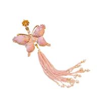 HUFFA Rimorchio for Borsa con Ciondolo a Farfalla con Pony in Broccato Fatto a Mano - Ciondolo a Forma di Zucca a Doppia Faccia for Uno Stile Unico(Color45)