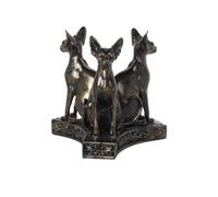 HUFFA Statua della dea del Gatto Sfera di Cristallo Espositore Ornamento Figurina di Gatto Mistico