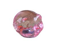 HUFFA Statuetta dei dodici maiali dello Zodiaco: Eleganti Oggetti Artigianali in Vetro for la Decorazione del Soggiorno(Pink,7cm)