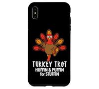Huffin and Puffin for Stuffin Thanksgiving Turkey Trot 2025 Custodia per iPhone XS Max