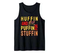 Huffin Puffin per Stuffin Ringraziamento Turchia Trot 5K Run Canotta