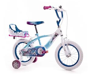 Huffy 14 Pollici, Bicicletta Disney Frozen Luxury Bambina, Azzurro