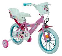 Huffy Disney Minnie Mouse 14 Inch Bici Bambina 4-6 Anni + Stabilizzatori