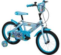 Huffy Disney Stitch Bicicletta per bambini 16 pollici con ruote di supporto, telaio in acciaio, freno a contropedale