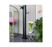 HUFIREHU Colonna d'Acqua Fontana A Colonna da Giardino Colonna d'Acqua da Esterno Acciaio Inox Rotonda Colonnina Acqua Giardino Fontanella A Colonna con Rubinetto Acqua(95 * 4.5CM/37.4 * 1.8in,C)