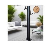 HUFIREHU Colonna d'Acqua Fontana A Colonna da Giardino Colonna d'Acqua da Esterno Acciaio Inox Rotonda Colonnina Acqua Giardino Fontanella A Colonna con Rubinetto Acqua(95 * 6CM/37.4 * 2.4in,D)
