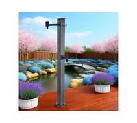 HUFIREHU Colonna d'Acqua Fontana A Colonna da Giardino Fontanella A Colonna da Giardino in Allumino Fontanella A Colonna Acciaio Inox Fontana Portatubo(Black,Normal_B)