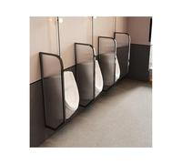 HUFIREHU Divisorio for Orinatoio Schermo Divisorio for WC A Parete Pannello Divisorio Sanitari Bagno Divisorio for WC con Schermo for Orinatoi for Luoghi Pubblici(Titanium Black,40 * 100cm)