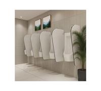 HUFIREHU Divisorio per Orinatoio Divisorio Impermeabile per Orinatoio Schermo Orinatoio A Parete Pannello Divisorio Sanitari Bagno per Centri Commerciali Luoghi Pubblici(90 * 40cm/35.4 * 15.7in)