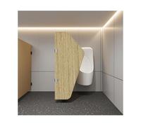 HUFIREHU Divisorio per Orinatoio Pannello Divisorio Sanitari Bagno Divisorio Impermeabile per Orinatoio Divisorio per WC con Schermo per Orinatoi per Luoghi Pubblici(Sharp Wood Color)
