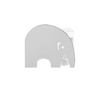 HUFIREHU Divisorio per Orinatoio Pannello Divisorio Sanitari Bagno Divisorio Impermeabile per Orinatoio Divisorio per WC con Schermo per Orinatoi per Privacy Toilette(Gray,Elephant)