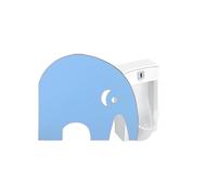 HUFIREHU Divisorio per Orinatoio Pannello Divisorio Sanitari Bagno Divisorio Impermeabile per Orinatoio Divisorio per WC con Schermo per Orinatoi per Privacy Toilette(Blue,Elephant)