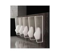 HUFIREHU Divisorio per Orinatoio Pannello Divisorio Sanitari Bagno Schermo Orinatoio A Parete per Adatto A Scuole Alberghi Ristoranti Centri Commerciali Luoghi Pubblici(White)