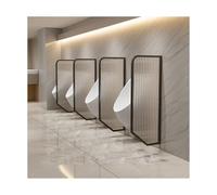 HUFIREHU Divisorio per Orinatoio Pannello Divisorio Sanitari Bagno Schermo Orinatoio A Parete Schermo Divisorio per Orinatoio Maschile per Privacy Toilette(Black,40 * 100cm/15.7 * 39.4in)