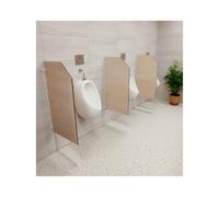 HUFIREHU Divisorio per Orinatoio Schermo Orinatoio A Parete Divisorio per WC con Schermo per Orinatoi Schermo Divisorio per Orinatoio Maschile per Centri Commerciali(Wood Color)
