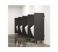 HUFIREHU Divisorio per Orinatoio Schermo Orinatoio A Parete Schermo Divisorio per WC A Parete Pannello Divisorio Sanitari Bagno Divisorio Impermeabile per Orinatoio(Black,45 * 120CM_Rounded Corners)