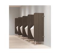 HUFIREHU Divisorio per Orinatoio Schermo Orinatoio A Parete Schermo Divisorio per WC A Parete Pannello Divisorio Sanitari Bagno Divisorio Impermeabile per Orinatoio(Walnut,45 * 120CM_Rounded Corners)