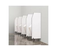 HUFIREHU Divisorio per Orinatoio Schermo Orinatoio A Parete Schermo Divisorio per WC A Parete Pannello Divisorio Sanitari Bagno Divisorio Impermeabile per Orinatoio(White,45 * 120CM_Bevel)