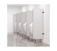 HUFIREHU Divisorio per Orinatoio Schermo Orinatoio A Parete Schermo Divisorio per WC A Parete Pannello Divisorio Sanitari Bagno Divisorio Impermeabile per Orinatoio(Gray,45 * 120CM_Rounded Corners)
