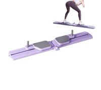HUFIREHU Macchina Da Sci Simulata Simulatore Di Sci Per Interni Attrezzo Pieghevole Per Allenamento Sciistico Domestico Allenatore Multiuso Rinforzo Corporeo(Purple,Without handrails)