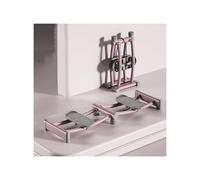 HUFIREHU Macchina Per Esercizi Di Sci Macchina Da Sci Simulata Simulatore Di Sci Per Interni Attrezzatura Fitness Sci Simulator Allenatore Multiuso Rinforzo Corporeo(Pink,Basic type)