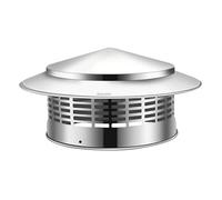 HUFIREHU Tappo Superiore Conico in Acciaio Inox per Camino Copertura per Caminetto Comignolo in Acciaio Inox Cono Cappuccio per Camino in Metallo Tappo per Camino A Cono(200mm/7.8in)