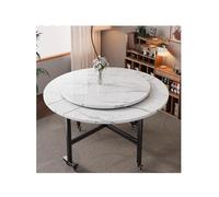 HUFIREHU Tavolo Da Pranzo Pieghevole Tavolo Da Cucina Pieghevole Versatile Allungabile Con Ruote Universali A Ribalta for Piccoli Spazi Ideale for Soggiorno, Ufficio(White B,150cm)