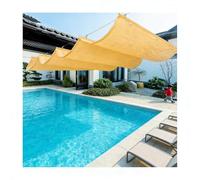 HUFIREHU Vele Parasole Retrattili,Telo Copertura Pergolato,Telo Ombreggiante,Con Kit Di Montaggio, Facile Da Installare,Protezione Dai Raggi Uv(W:2.5m/8.2ft*L:4m/13.1ft)