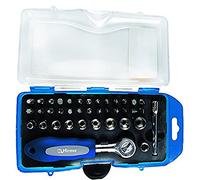 Hufirma 3896438 SET 38 INSERTI/BUSSOLE CROMO VANADIO / S2, Azzurro