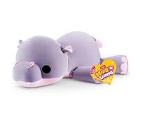Hug-A-Lumps (Large Harley di ZURU, peluche ponderato coccoloso e schiacciabile, Hippo (Harley)