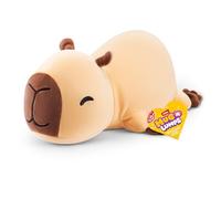 Hug-A-Lumps (medium di ZURU, peluche ponderato coccoloso e schiacciabile, Capybara(Connie)
