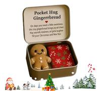 Hug Pocket Buddy - Simpatico mini ciondolo in peluche, messaggio ispiratore, pegno sentimentale d'amore, esprime cura e incoraggiamento, gesto premuroso per ogni occasione, dimensioni compatte per i v