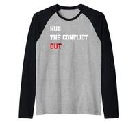 Hug The Conflict Out, Citazione di Pace di Wordplay, Nessuna guerra Maglia con Maniche Raglan