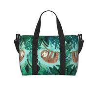 Hug Tree - Borsa da viaggio con stampa bradipo grande, borsa a tracolla per weekend e viaggi d'affari, leggera