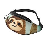 Hug Tree Bradipo Marsupio per uomo e donna, alla moda, marsupio da corsa impermeabile, borsa a tracolla ovunque, con cinghia regolabile, marsupio sportivo per portafoglio da viaggio